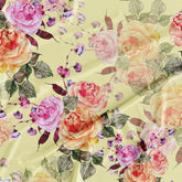 Floral Wholesale Digital Printed Fabric for Dress & Cloth